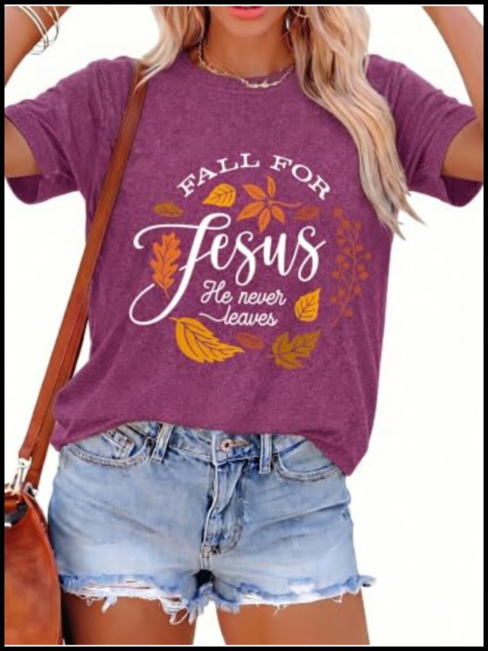 Faith Christian Graphic T-Shirt Crew Neck Cotton Blend Tee